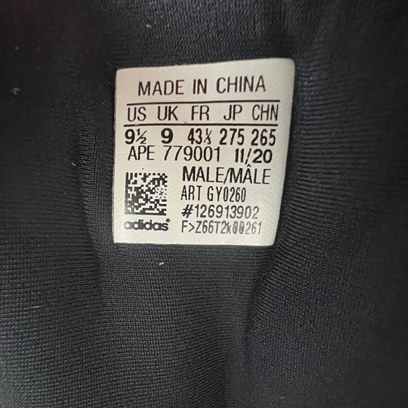 ADIDAS YEEZY 700 V3 BOOST KYANITE BLUE (GY0260) size: 9.5 - Picture 8 of 8